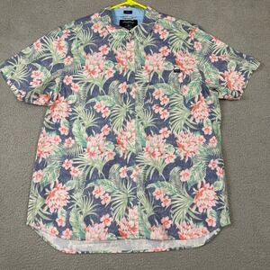 Chubbies‎ XXL Mens Button Down Shirt Floral Tropical Hawaiian Palm Casual